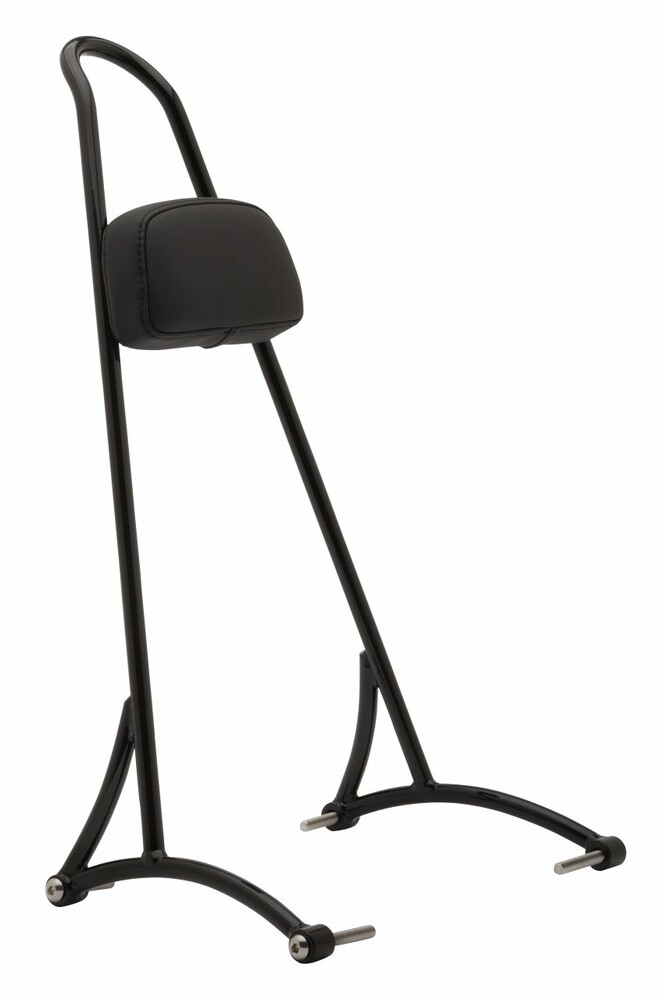 BURLY BRAND TALL SISSY BAR W/ PAD BLACK XL 04-22