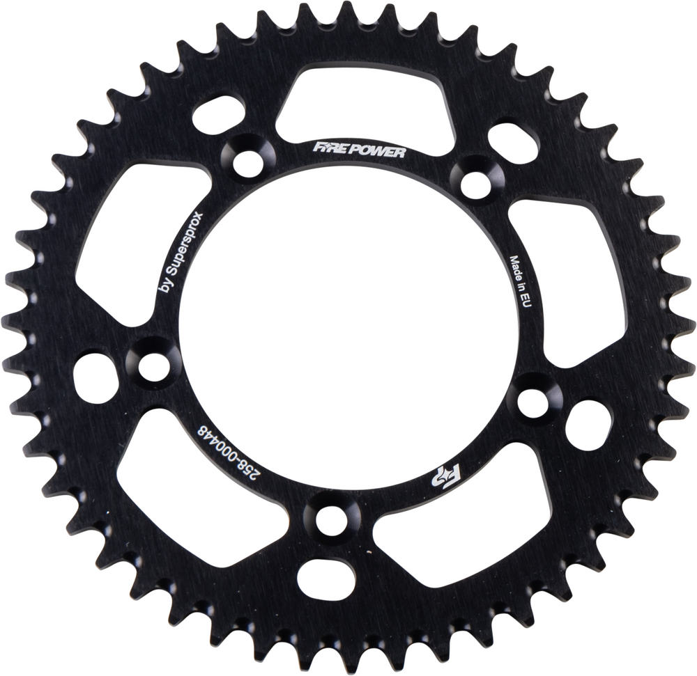 FIRE POWER REAR SPROCKET ALUMINUM 48T BLK