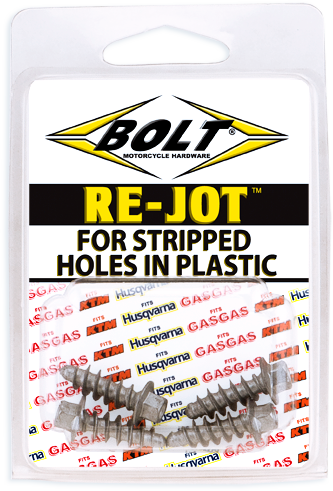 Bolt Euro Re-Jot Body Panel Screws For Stripped Holes In Plastics