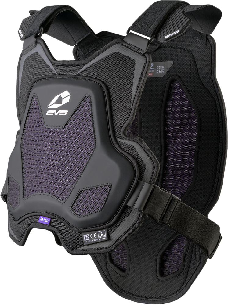 Evs Evolution Chest Protector w/ Rezro — Black