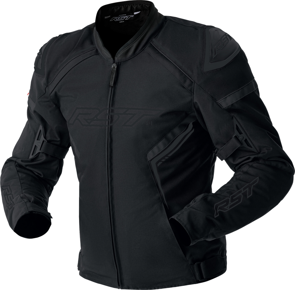 Rst S1 D3O TEXTILE LADIES JACKET BLACK 2XL — Black