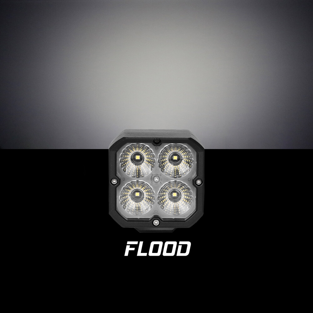 XK GLOW 20W RGB POD LIGHTS FLOOD BEAM