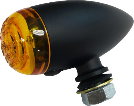 HARDDRIVE LED BULLET MARKER LIGHT BLACK W/AMBER LENS