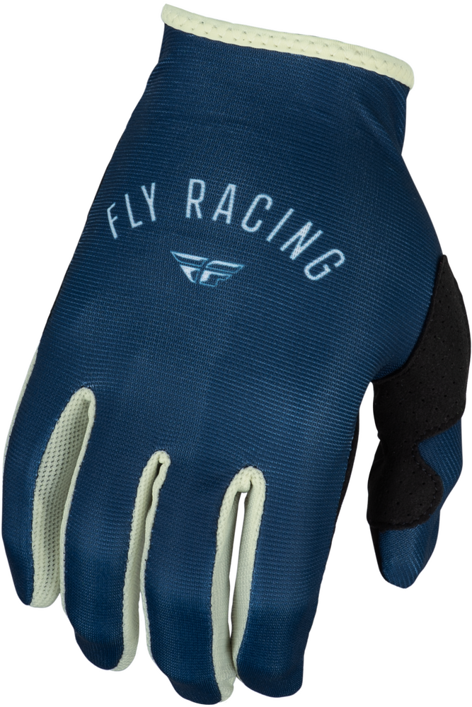 Fly Racing Girl's Lite Gloves — Navy/Ivory