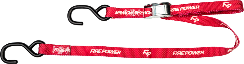 1" TIE-DOWN RED 2/PK