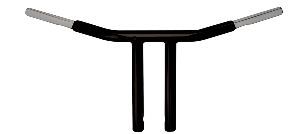 WILD 1 CHUBBY 10" PHSYCO DRAG BAR SATIN BLACK