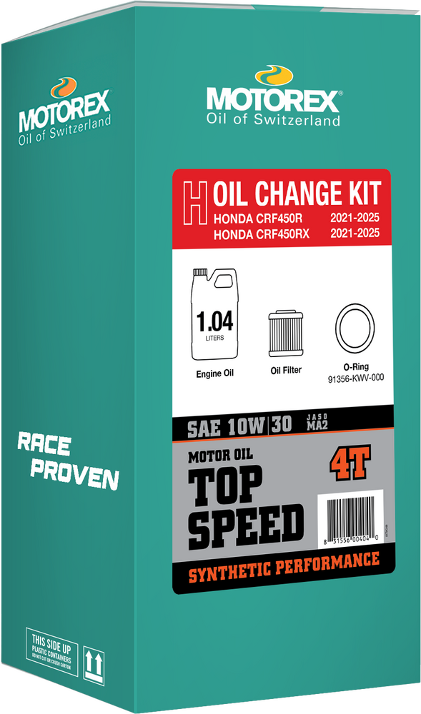 Motorex Top Speed Oil Change Kit 1.04l 10w/30 Hon