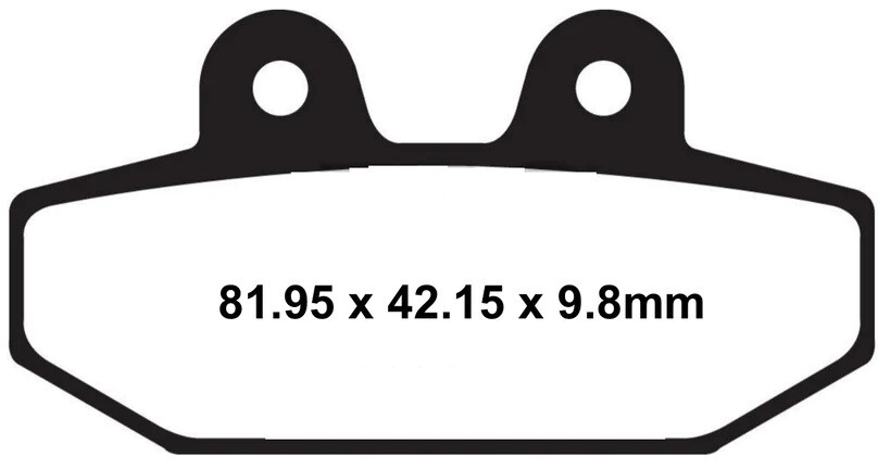 BRAKE PAD GOLD+ REAR `18-24 SOTFAIL