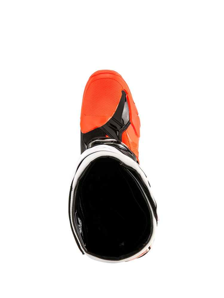 ALPINESTARS TECH 10 ENDURO BOOTS ORANGE FLUO/BLACK/WHITE 14