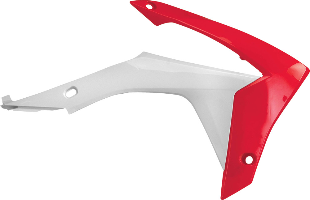 ACERBIS RADIATOR SHROUDS RED/WHITE