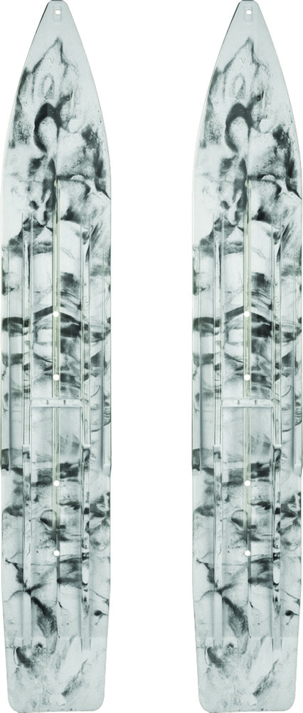 PR/ SLY DOG POWDERHOUND SKI 7" WHITE/BLACK SWIRL