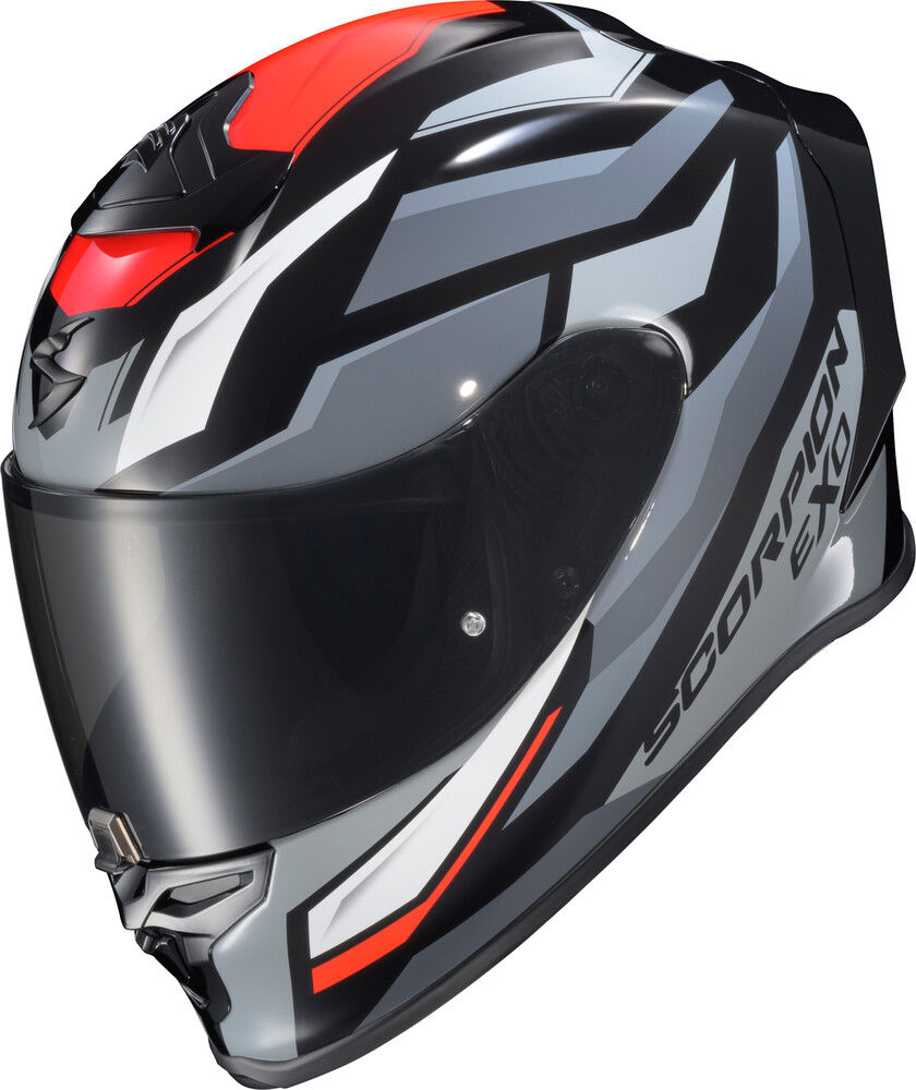 Scorpion EXO EXO-R1 Air Full Face Helmet — Black/Red/Grey