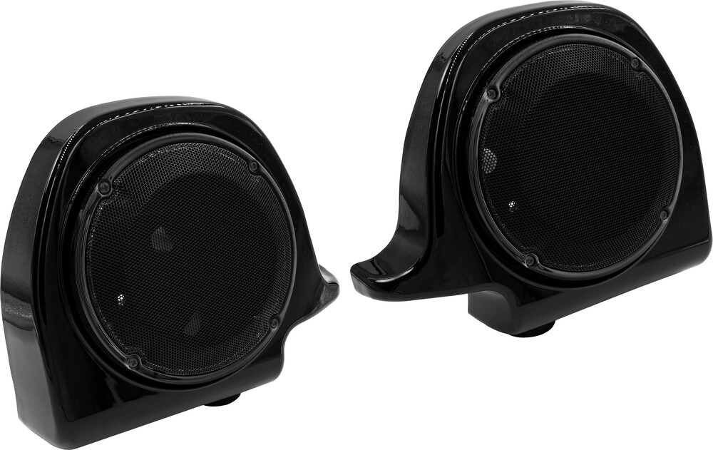 Saddle Tramp Lower Fairing Speaker Pods Flh/Flt 94-13 Black 6.5 In.