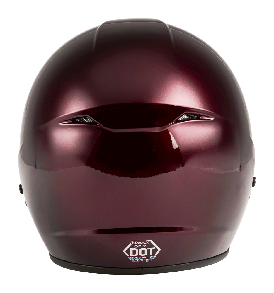 GMAX OF-2 OPEN-FACE HELMET WINE RED XS