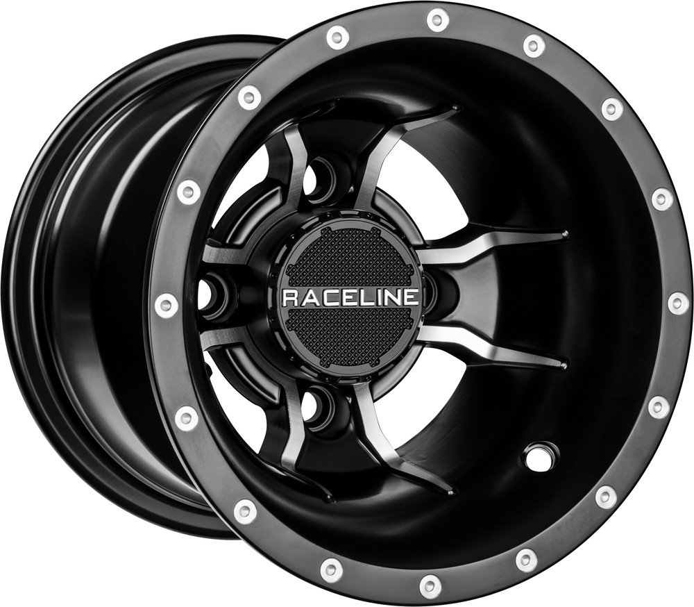 RACELINE MAMBA SPORT WHEEL 9X8 4/110 3+5 BLK/MACHINED