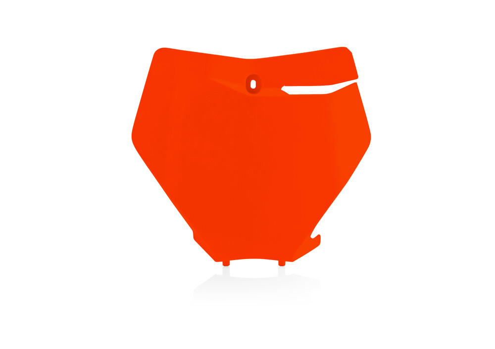 FRONT NUMBER PLATE ORANGE