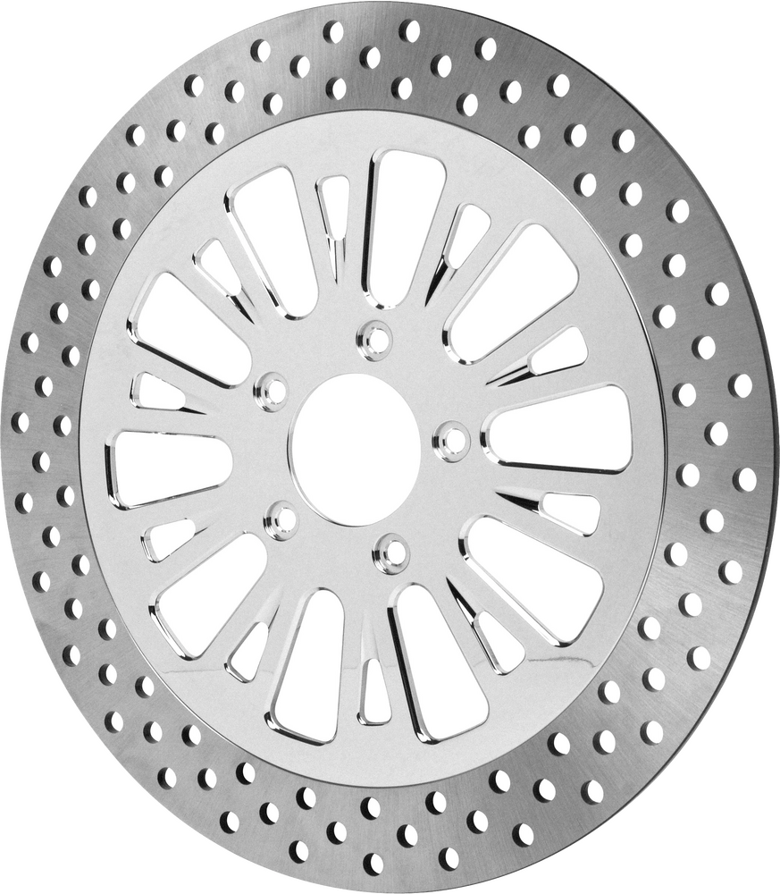 13" FRONT BRAKE ROTOR 2.22" ID CHROME CARRIER