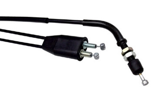 MOTION PRO BLACK VINYL THROTTLE PUSH-PULL CABLE SET