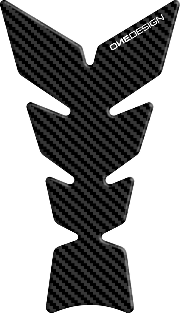 ONE EMBLEMS TANKPAD SOFT TOUCH MATTE CARBON LOOK