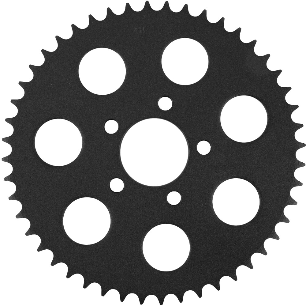 HARDDRIVE TEXTURED BLACK RR SPROCKET 48T 2000-13 BIG TWIN FLAT