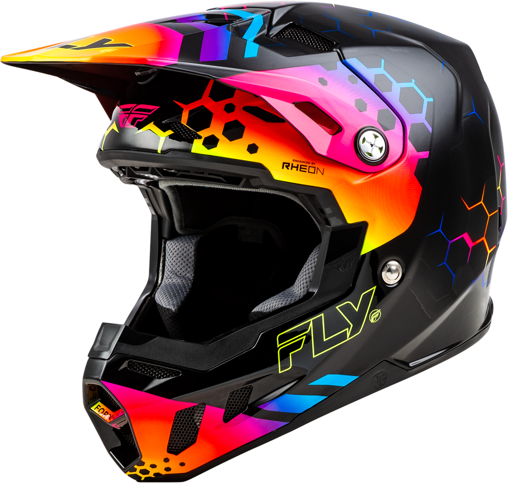 Fly Racing Formula CC Tektonic Helmet (2024) — Black/Sunset