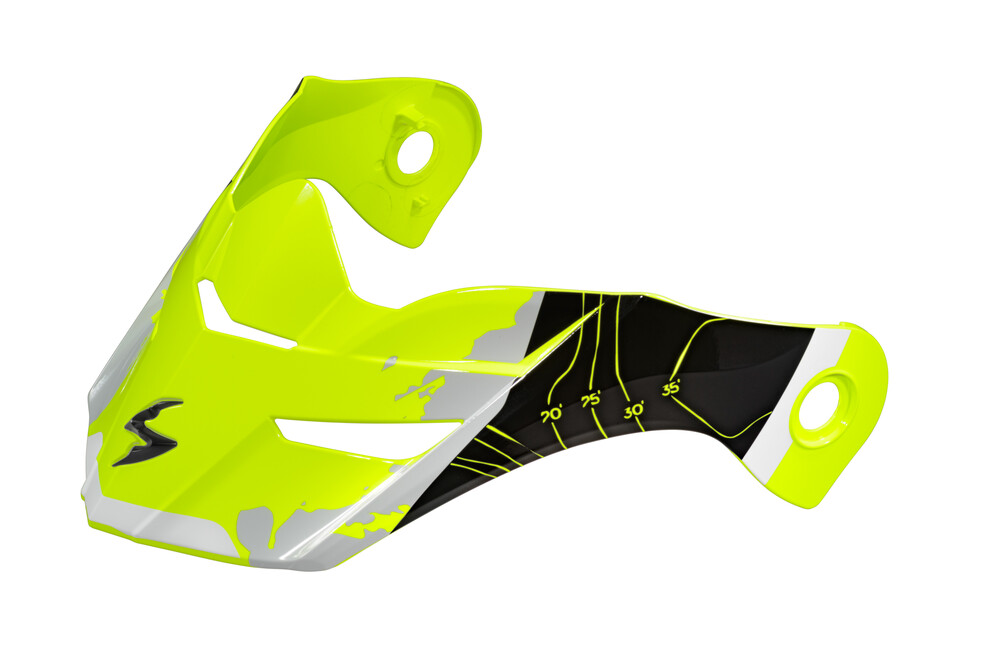 EXO-AT960 PEAK VISOR TOPOGRAPHIC HI-VIS/BLACK