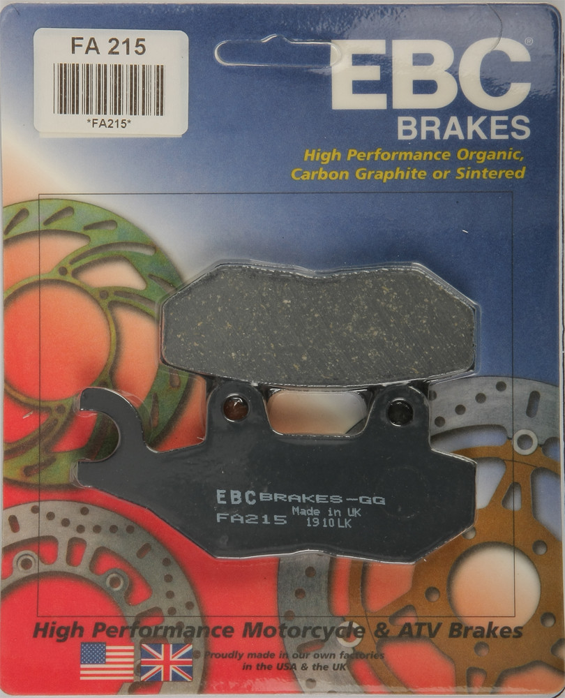 Organic Base "FA" Brake Pads
