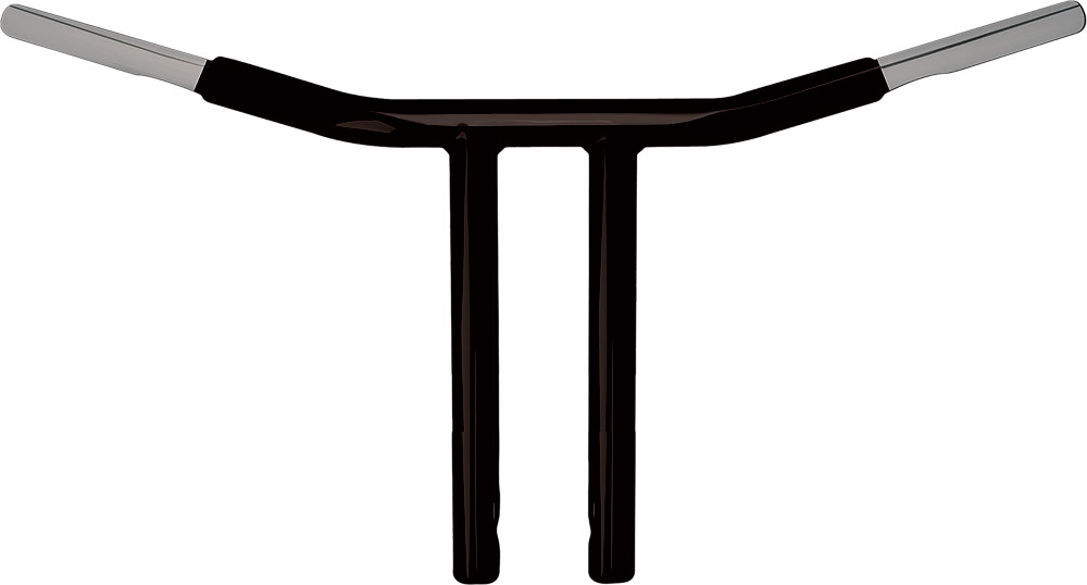WILD 1 CHUBBY 12" PHSYCO DRAG BAR SATIN BLACK