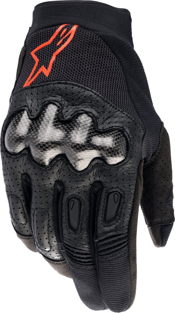 MEGAWATT GLOVES BLACK/RED FLUO 2X