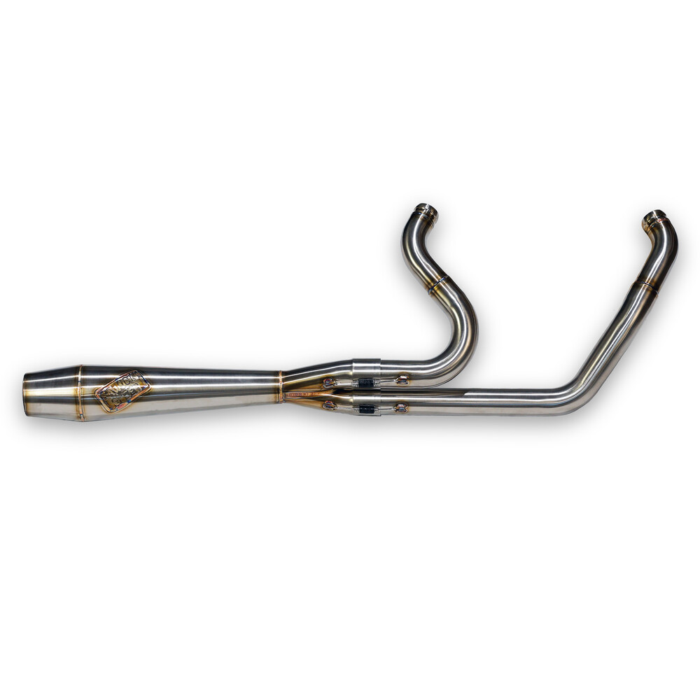 Sawicki Intmdtr M8 Softail Mid Cannon Brushed Ss