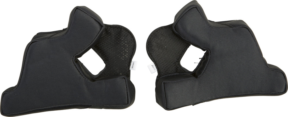 FLY RACING WERX CHEEK PAD BLACK 20MM S