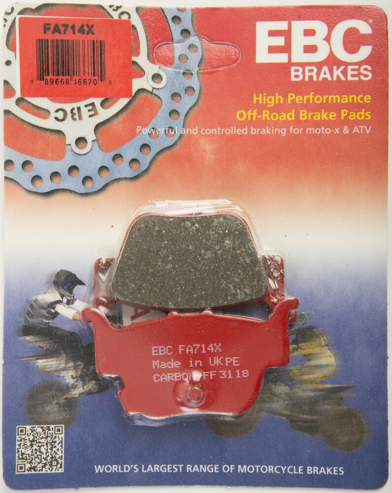 EBC BRAKE PADS FA714X CARBON X SERIES