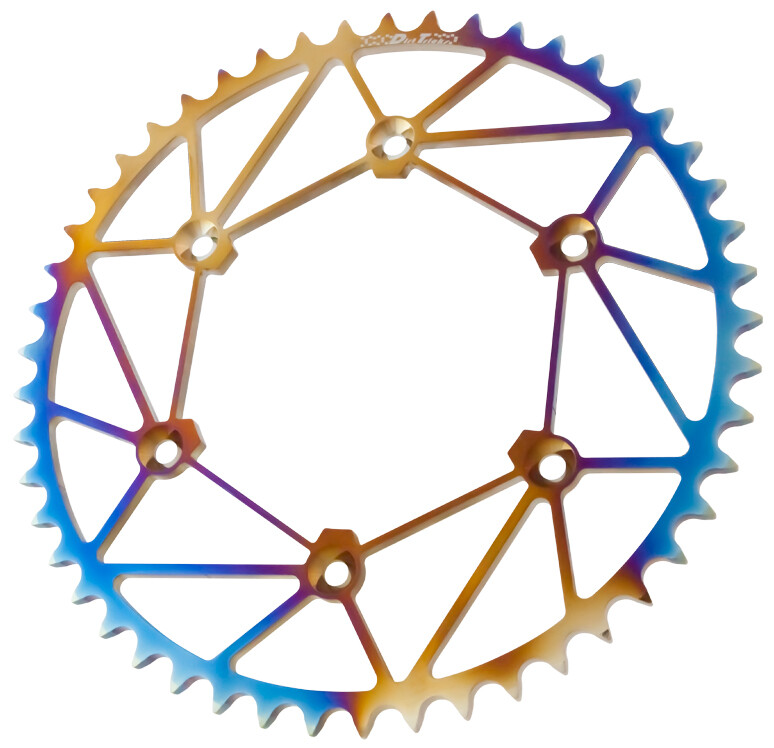 DIRT TRICKS REAR SPROCKET CHROMOLY STL/ZIR 50T-520 CHROMATIC HON