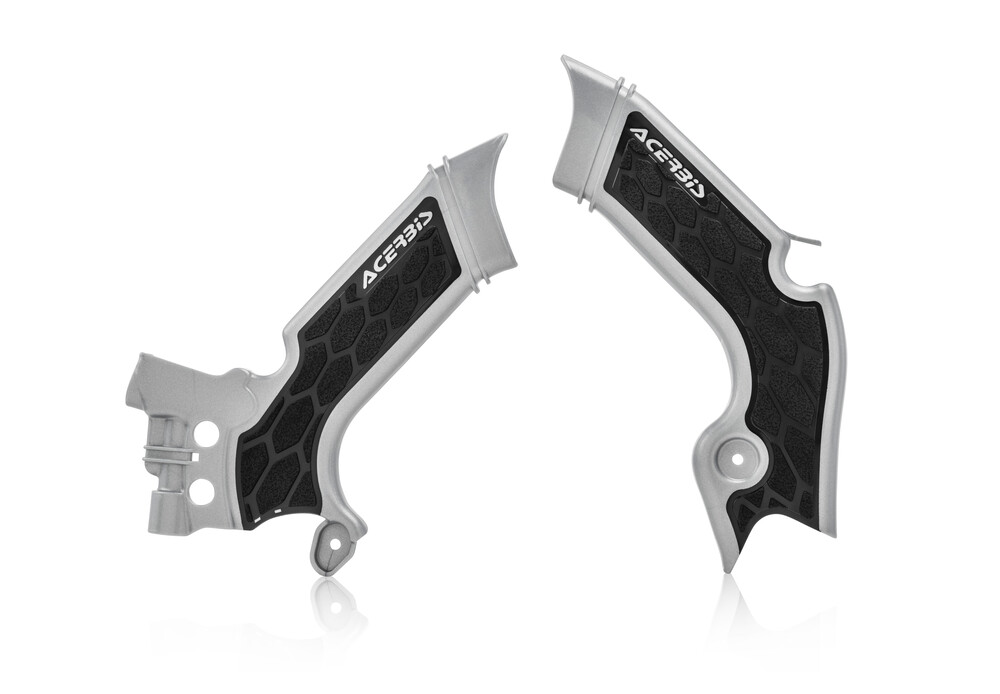 ACERBIS X-GRIP FRAME GUARD KAW SILVER/BLACK
