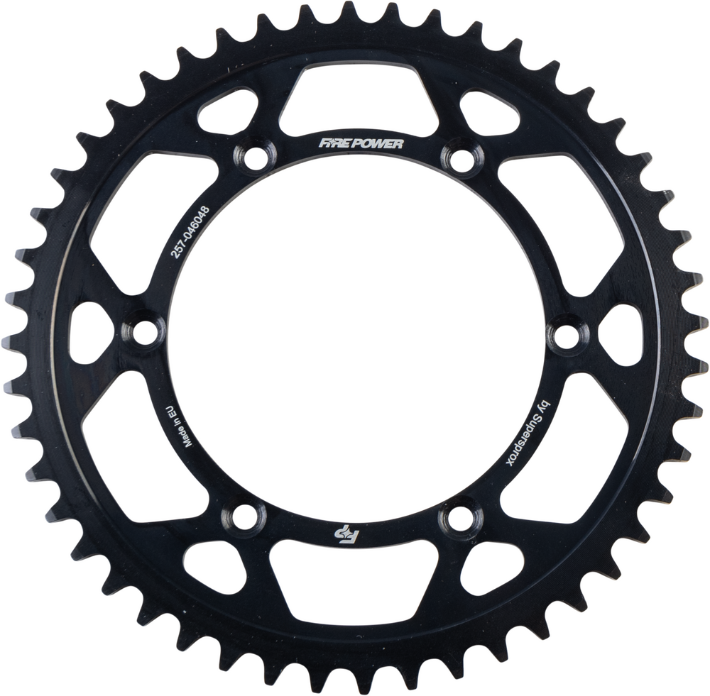 FIRE POWER REAR SPROCKET STEEL 48T BLK