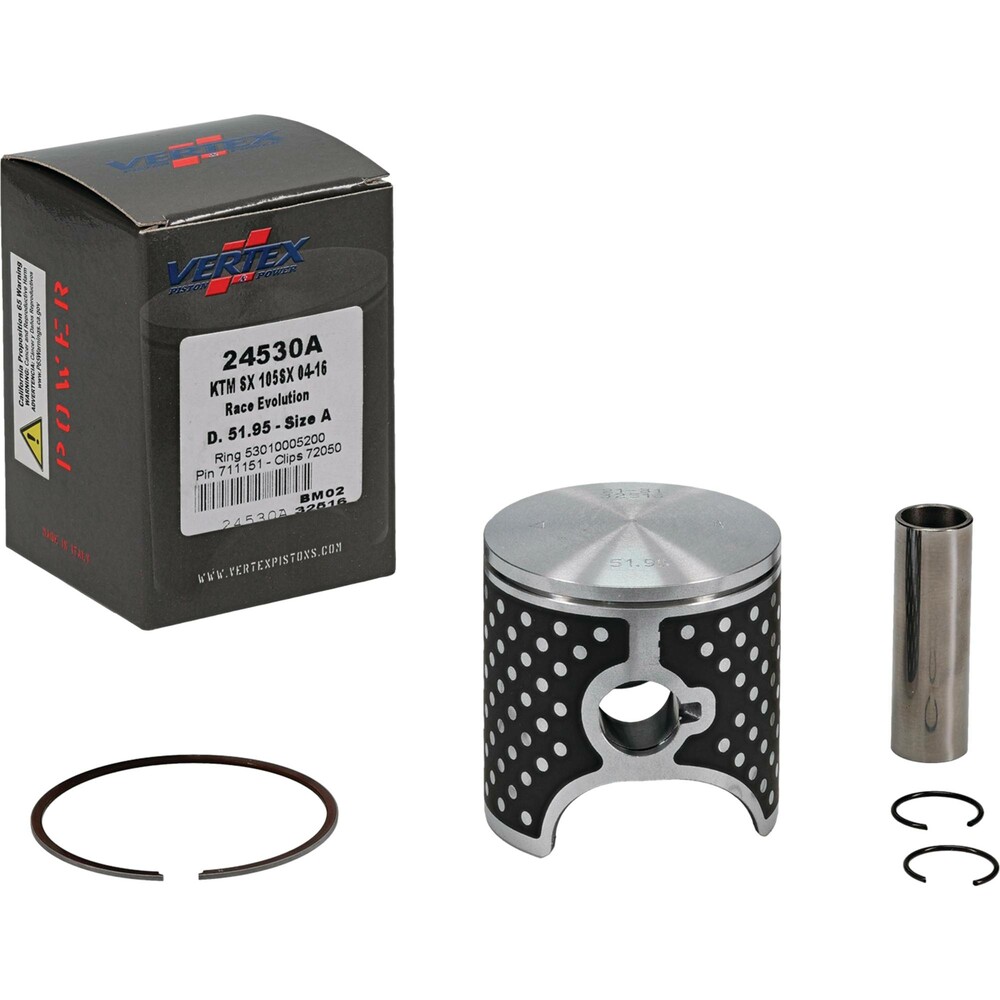 VERTEX PISTON KIT CAST RACE EVOLUTION 51.95/STROKER KTM