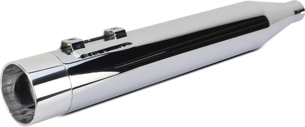 TBR COMP-S 2-1 M8 FLH/FLT CHROME W/POLISHED ENDCAP