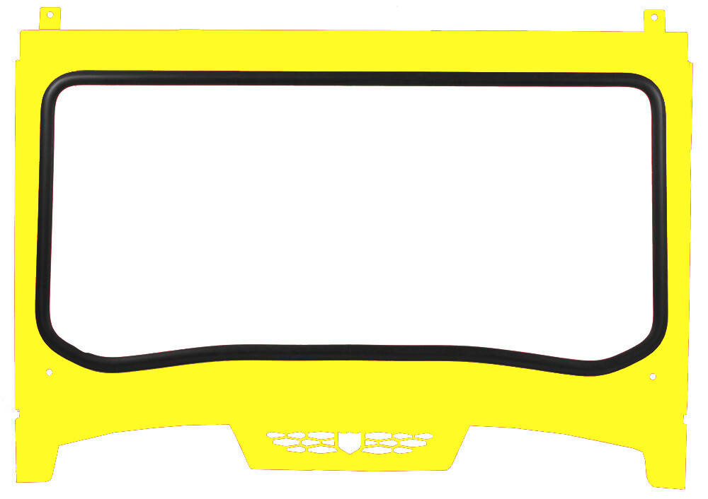 ASYLUM FRONT WINDSHIELD W/PCKT LIME SQUEEZE