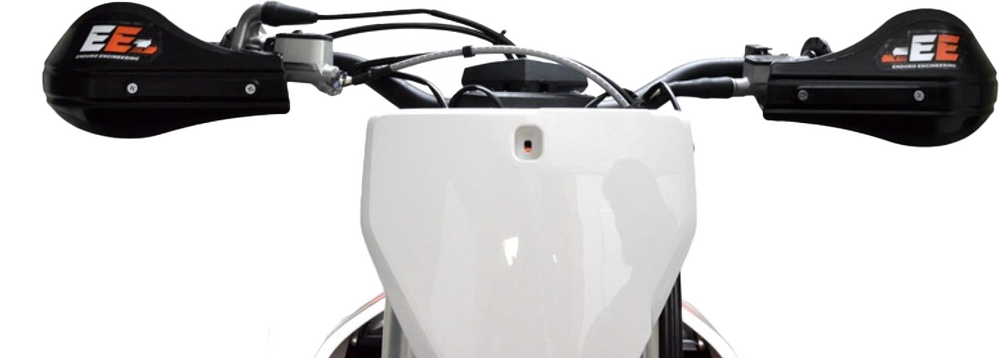 ENDURO ENGINEERING COMPOSITE MNT ROOST DEFLECTORS BLACK W/MOUNTING HARDWARE