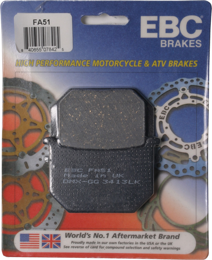 Organic Base "FA" Brake Pads