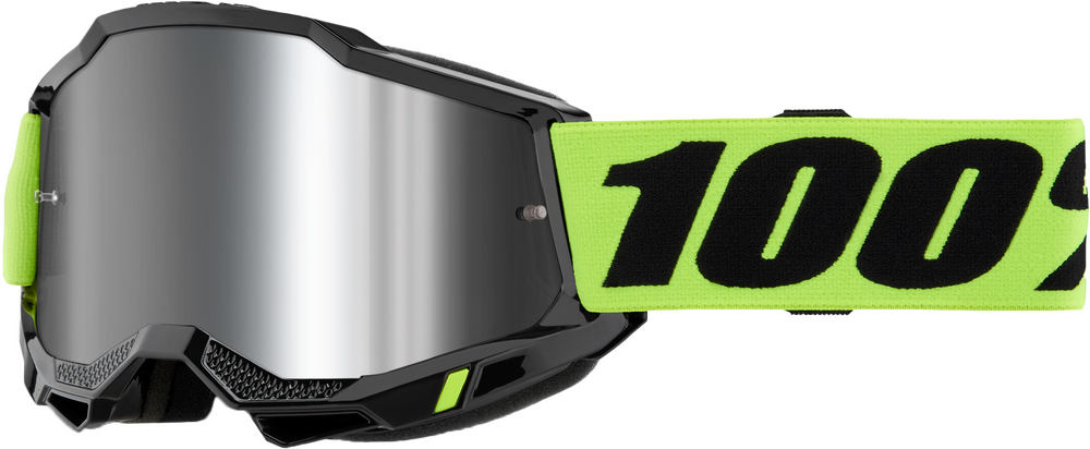 ACCURI 2 GOGGLE NEON YELLOW MIRROR SILVER LENS