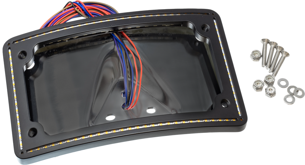 LETRIC LIGHTING CO PERFECT PLATE LIGHT CURVE BLK UNIVERSAL FIT