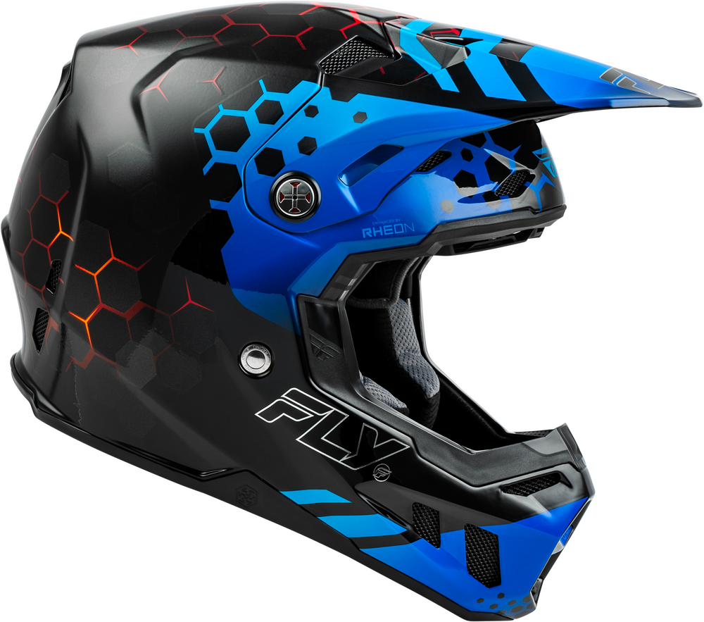 FLY RACING FORMULA CC TEKTONIC HELMET BLACK/BLUE/RED MD