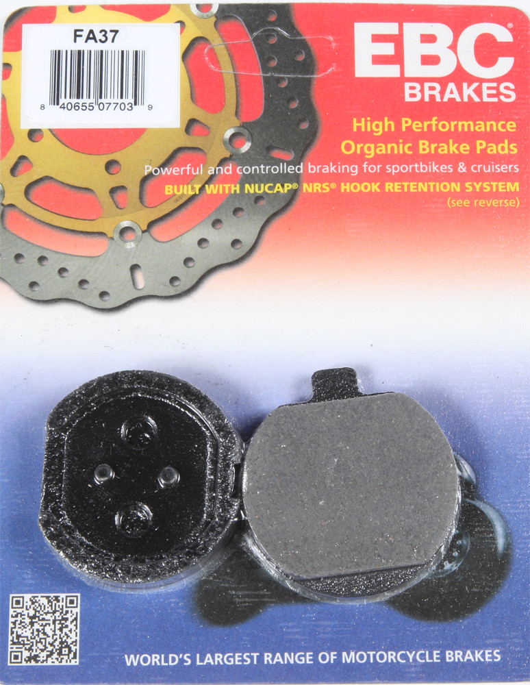 Organic Base "FA" Brake Pads