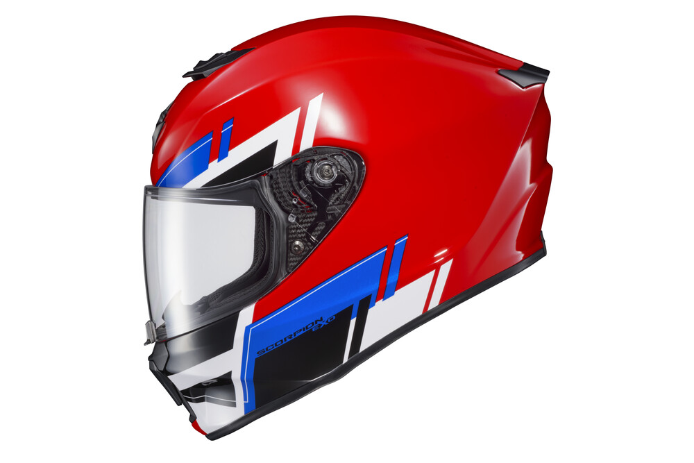 SCORPION EXO EXO-R420 FULL-FACE HELMET PACE RED MD