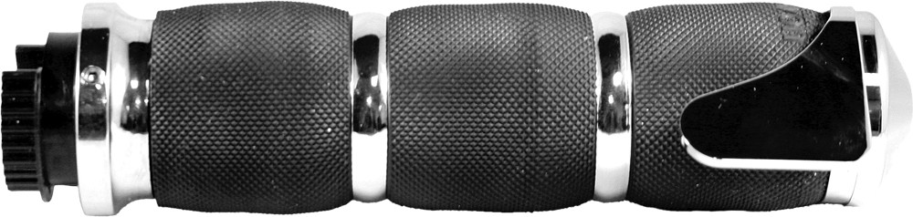 AVON AIR CUSHIONED GRIPS HEATED W/THROTTLE BOSS CHROME