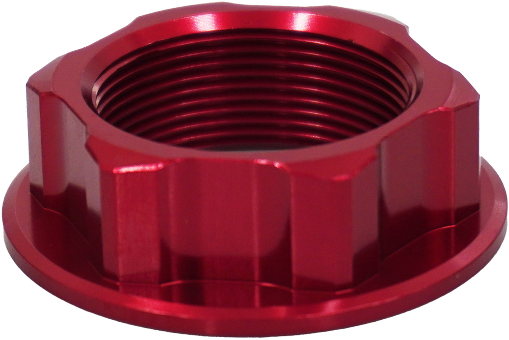 Rfx Steering Stem Nut Red Hon/Yam/Suz
