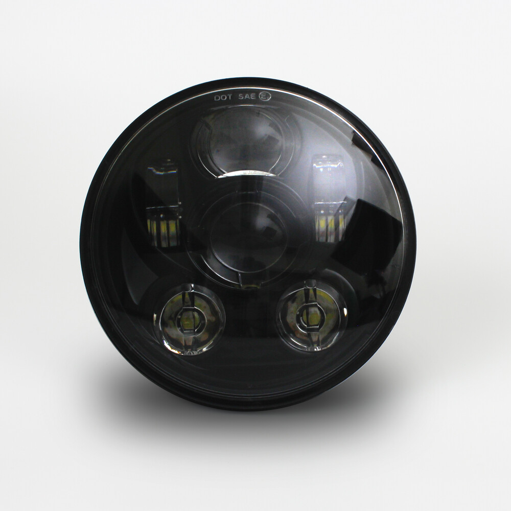 CYRON HEADLIGHT 5.75" BLACK 6 PROJECTOR