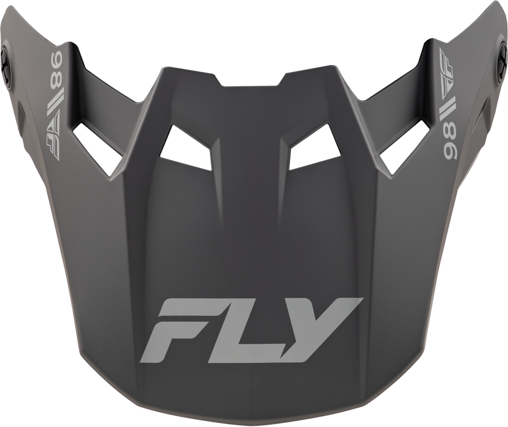 Fly Racing 2025 Formula CC Visor — Matte Black/Grey