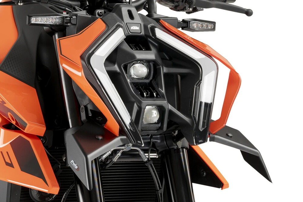 PUIG DOWNFORCE FRONT SPOILER MATT BLACK KTM